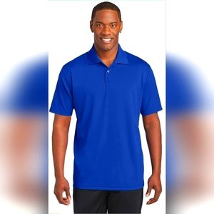 Sport-Tek Mens Dri-Fit S/S Posi Charge Racer Mesh Polo Shirt ST640 NWT